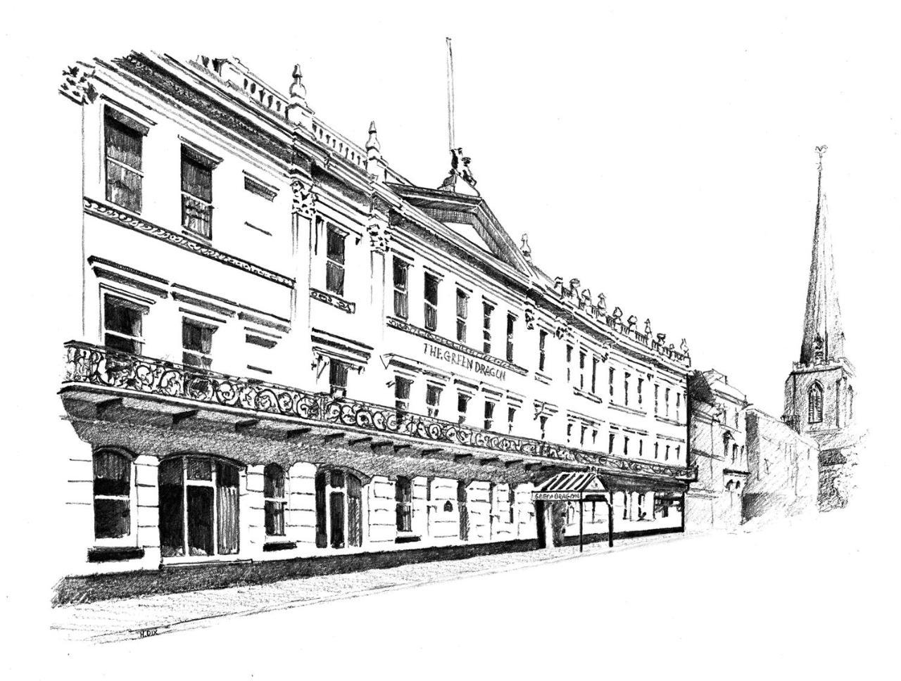 The Green Dragon Hotel Hereford Bagian luar foto